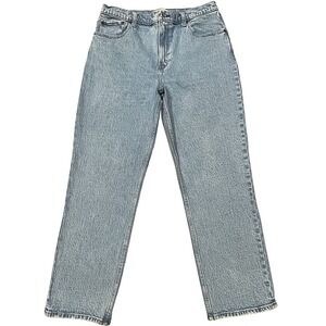 Abercrombie & Fitch Jeans‎ Womens 32/14s  Blue The '90s Straight Ultra High Rise